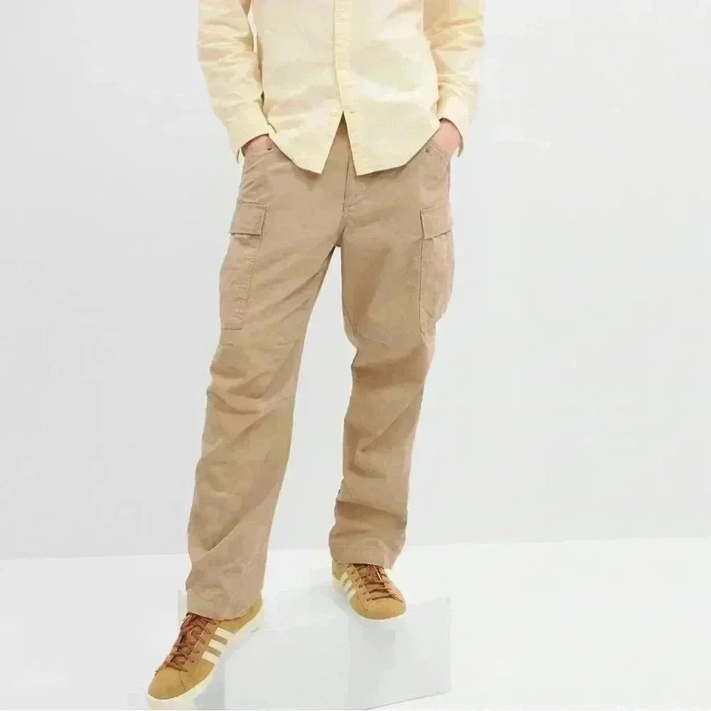 GAP Relaxed Lightweight Cargo Pants in Pecan, 34x30, NWT